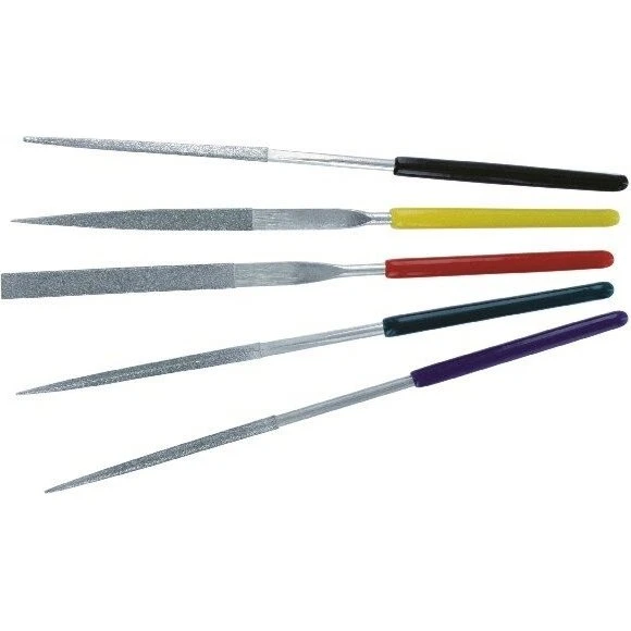 Vallejo Filesæt til Modelhobby - 5 stk. mini diamantfiler