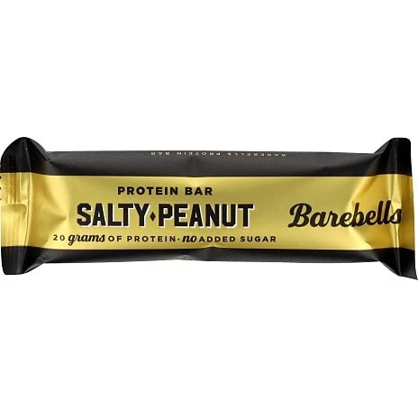 Proteinbar med saltede peanuts uden tilsat sukker, 55 g