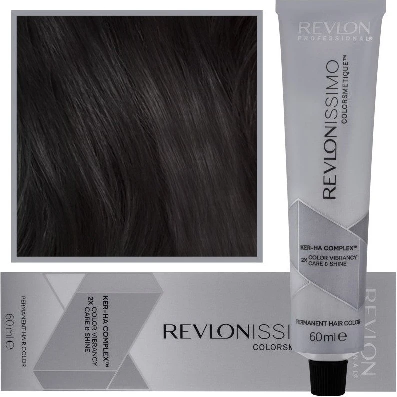 Revlon Revlonissimo Colorsmetique Hårfarve - Sort, 60 ml