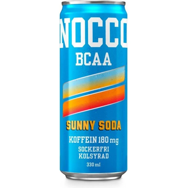 NOCCO BCAA 330 ml energidrik (sukkerfri, 180 mg koffein)