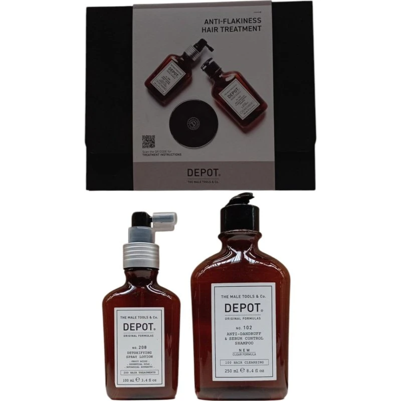 Depot C-sæt: Shampoo No. 102 & Hovedbundslotion No. 208