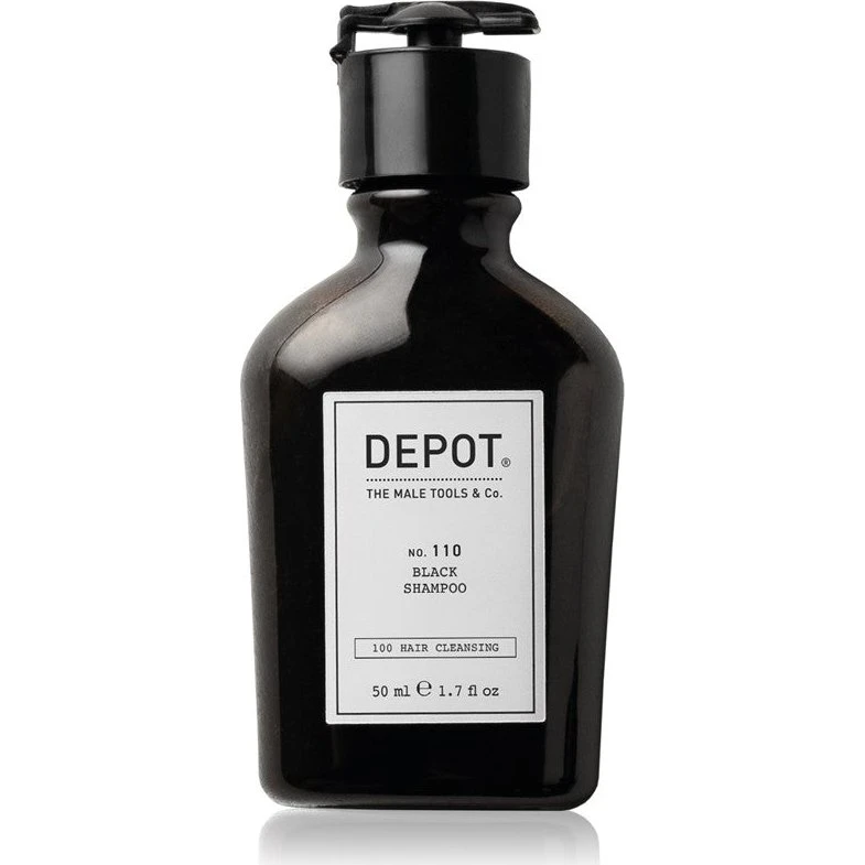 Depot nr. 110 Black Shampoo 50 ml - Neutraliserer messingfarver