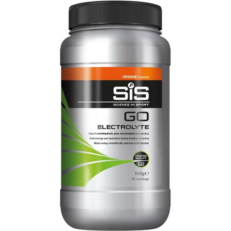 SiS GO Energy + Electrolyte energipulver – Appelsin 500 g