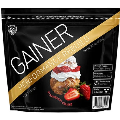 Swedish Supplements Performance Gainer 2,5 kg Strawberry Delight