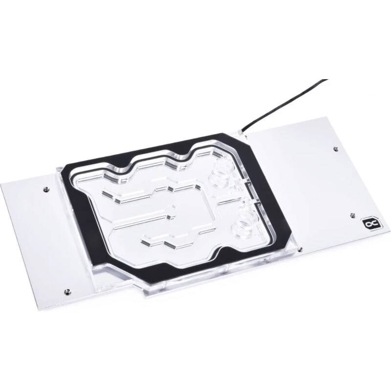 Alphacool Eisblock Aurora GPX‑N Active Acrylic Backplate til RTX 3080/3090