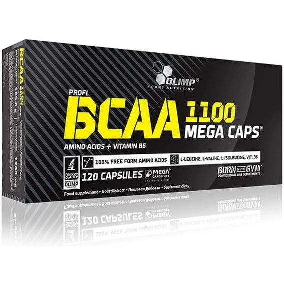 Olimp BCAA Mega Caps 1100 mg 120 kapsler