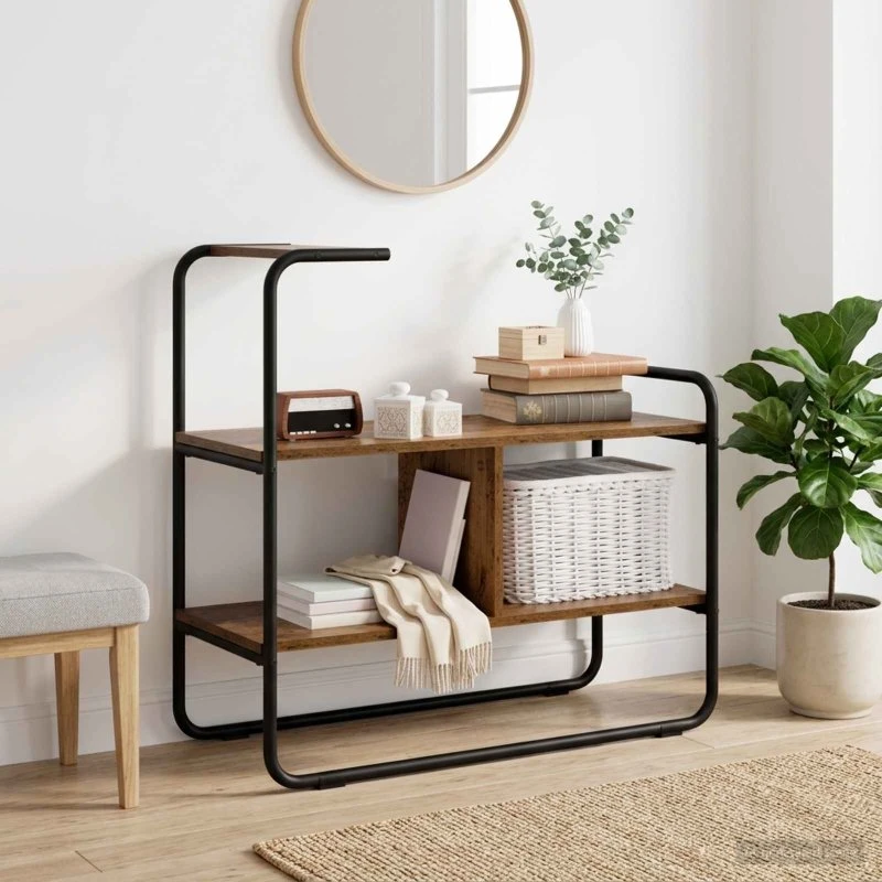 vidaXL Konsolbord Gammelt træ 80 x 35 x 75 cm