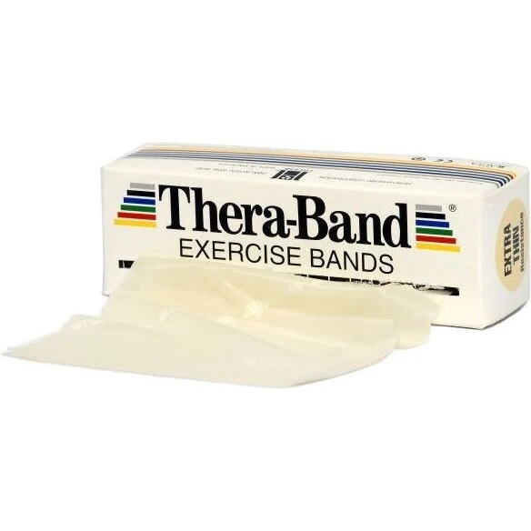 TheraBand flad elastik 5,5 m – Beige (X-let / hårdhed 1)