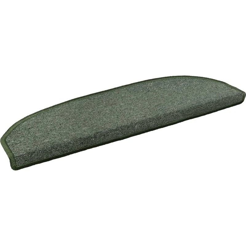 vidaXL Selvklæbende Trappemåtter 15 stk. 80 x 24,5 cm Mørkegrøn