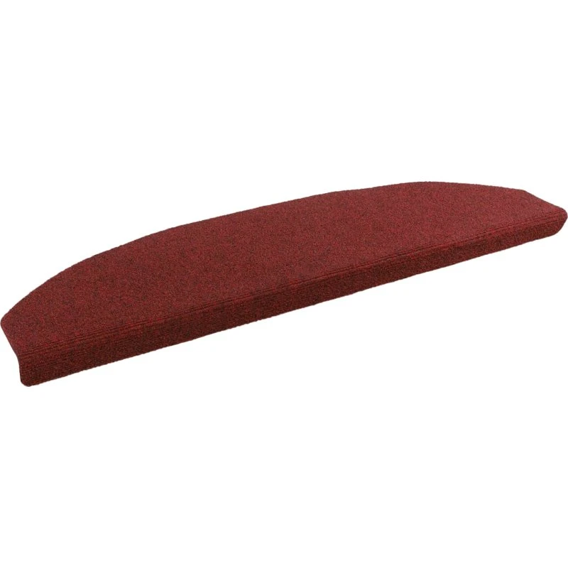 vidaXL Selvklæbende Trappemåtter 15 stk. 80 x 24,5 x 3,5 cm - Bordeaux