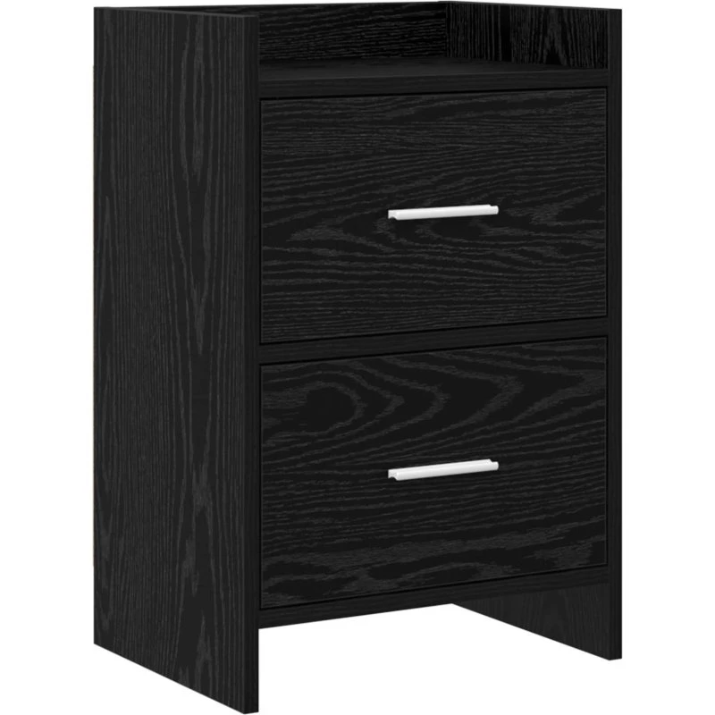 vidaXL Sengebord Sort Eg 40 x 30 x 60 cm