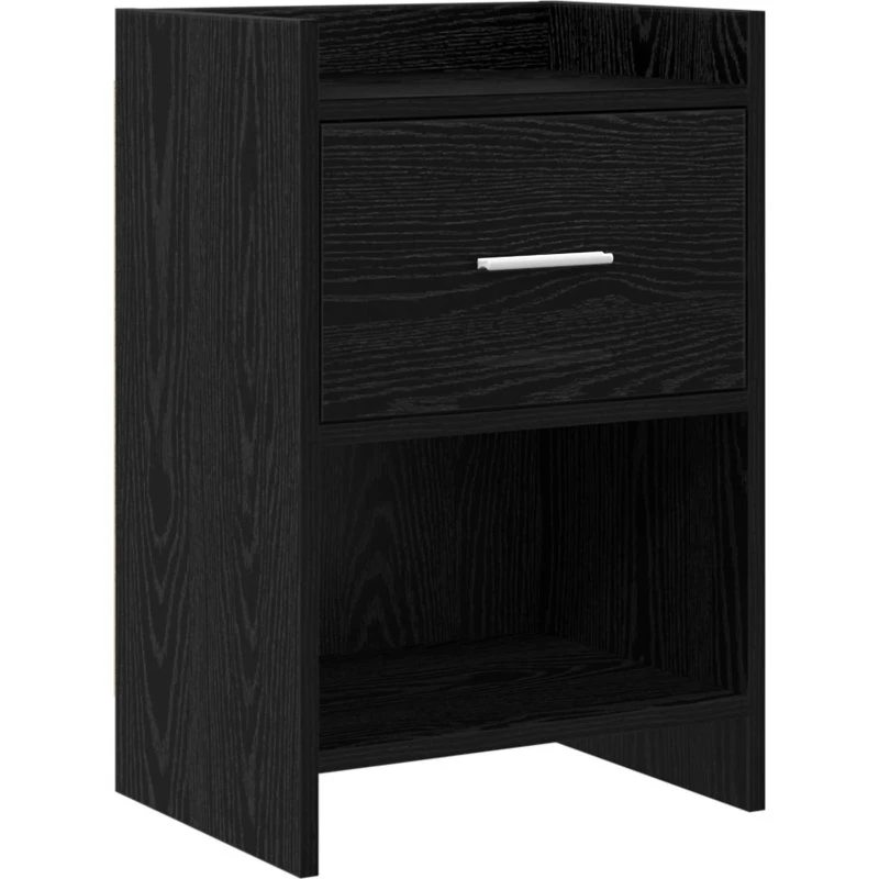 vidaXL Sengebord Sort Eg 40 x 30 x 60 cm