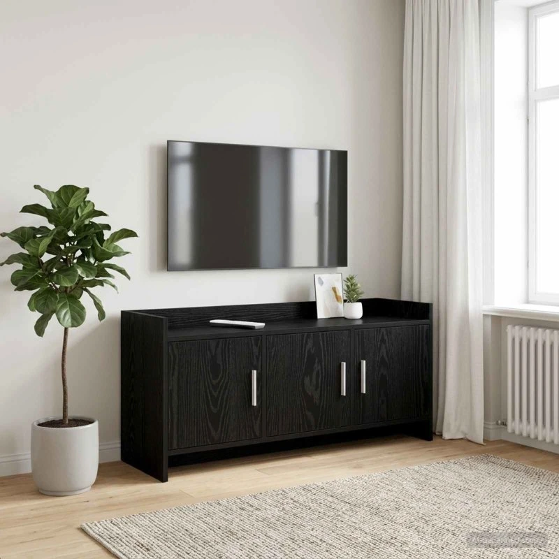 vidaXL TV-skab Sort Eg 102 x 33 x 47 cm