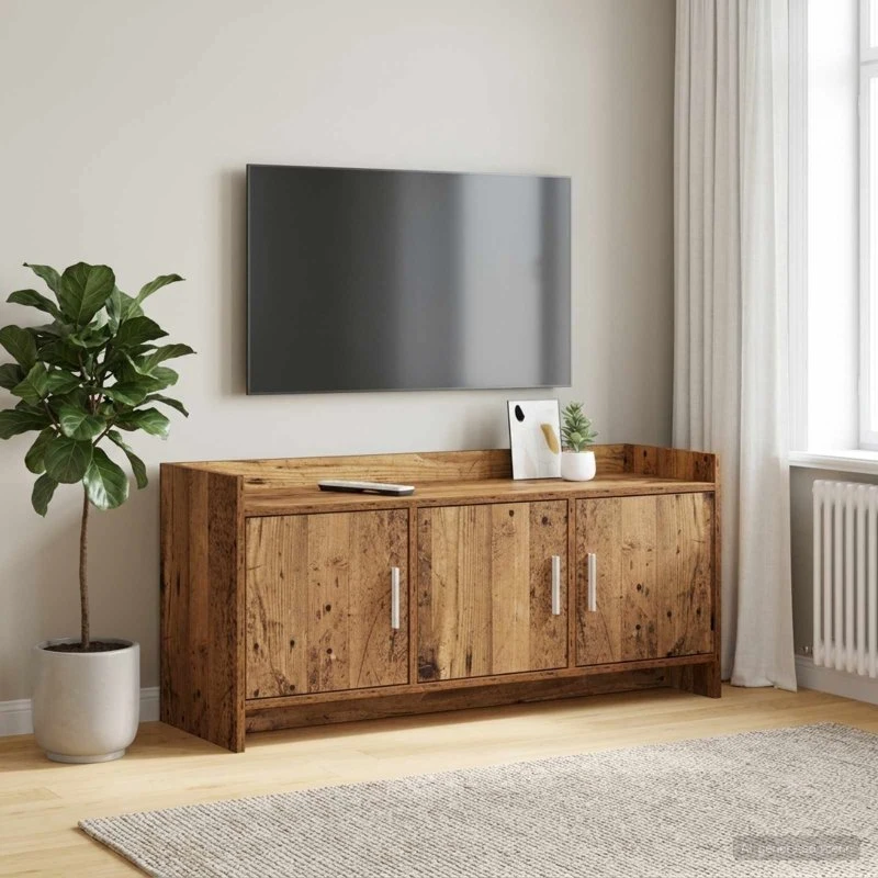 vidaXL TV-skab i gammelt træ, 102 x 33 x 47 cm