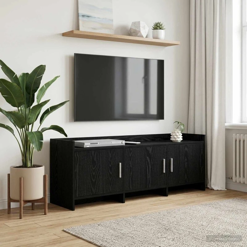 vidaXL TV-skab 130 x 33 x 47 cm - Sort eg