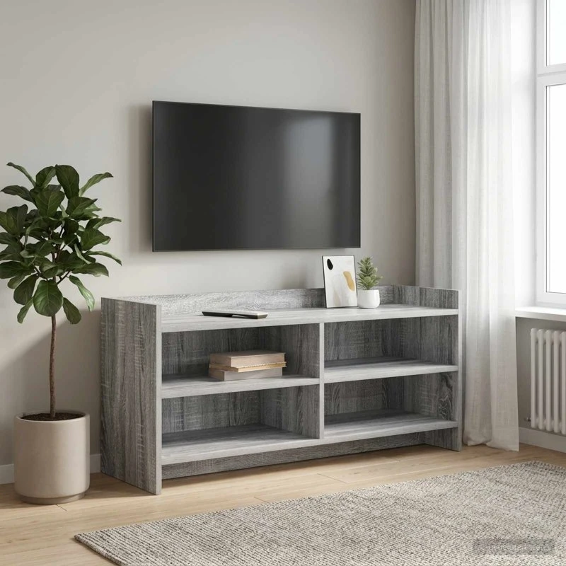 vidaXL TV-skab 100 x 33 x 47 cm Grå Sonoma