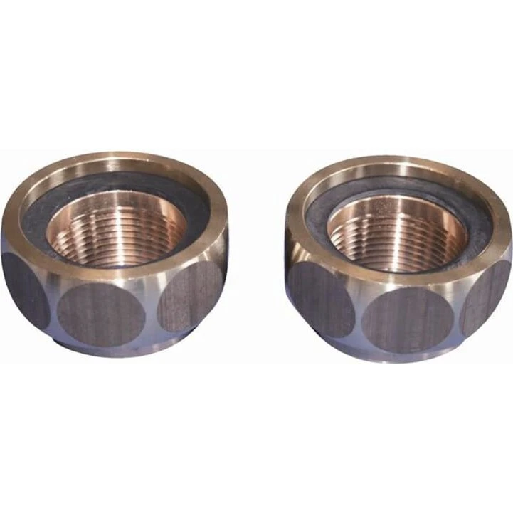 Grundfos unionsæt 1 1/4" (indv.) til brugsvandspumpe, messing