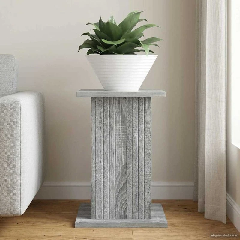 vidaXL Planteholder Grå Sonoma-eg, 30,5 x 30 x 43 cm