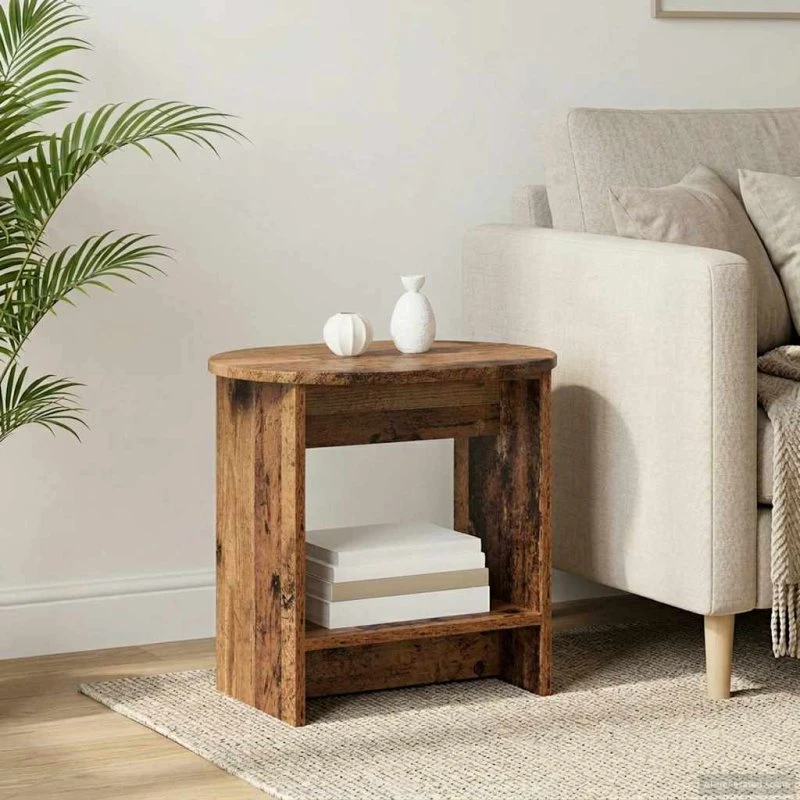 vidaXL Sidebord i gammelt træ, 50 x 39,5 x 55 cm