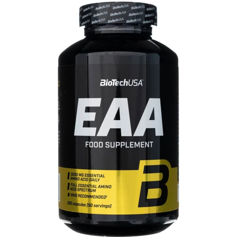 BioTech USA EAA 200 kapsler – essentielle aminosyrer