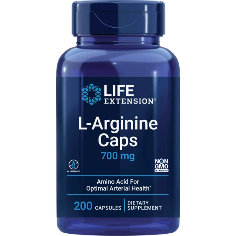 Life Extension L-Arginin 700 mg – 200 veganske kapsler