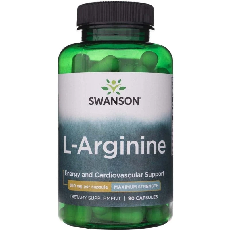 Swanson L-Arginin 850 mg – 90 kapsler