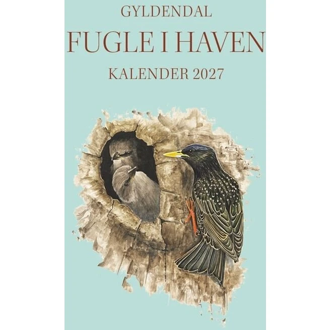 Gyldendal Fugle i Haven - Kalender 2027
