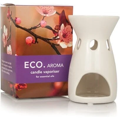 ECO Fyrfads Aromalampe keramisk (1 stk)