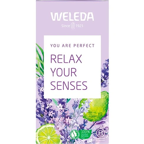 Weleda Relax Your Senses Gavepakke – 100 ml kropsolie & 200 ml shower