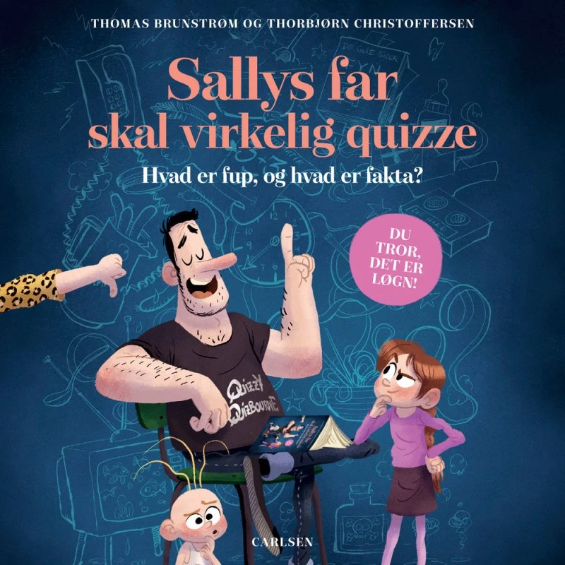 Sallys far skal virkelig quizze - Lydbog