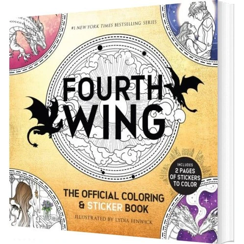 Fourth Wing: The Official Coloring & Sticker Book