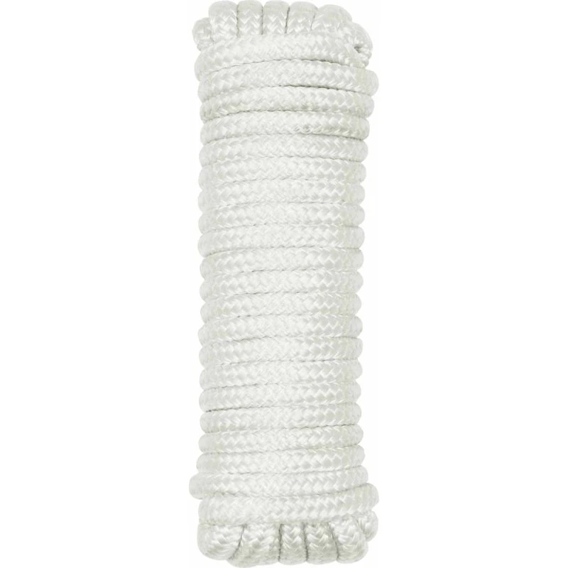 vidaXL Bådsnor 16 mm 6 m Hvid Polyester