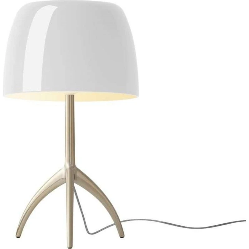 Foscarini Lumiere Grande Bordlampe - Hvid/Champagne