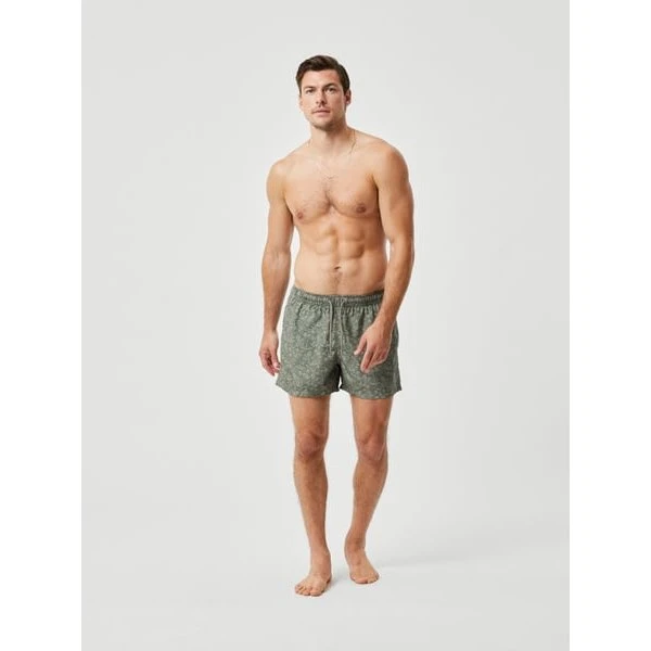 Björn Borg Borg Print Swim Shorts, Grøn, XL