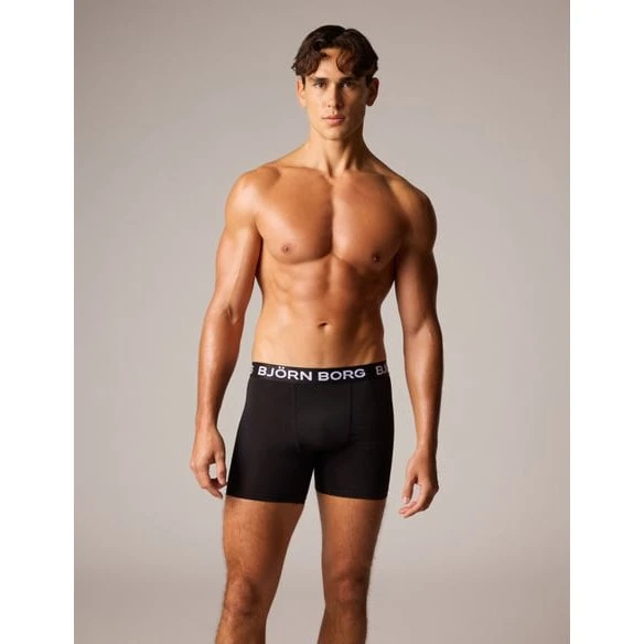 Björn Borg Sports Microfiber Boxers 2-pak, Sort, XXL