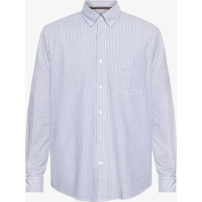 Signal Scott Striped Blue Oxford Skjorte - X-Large