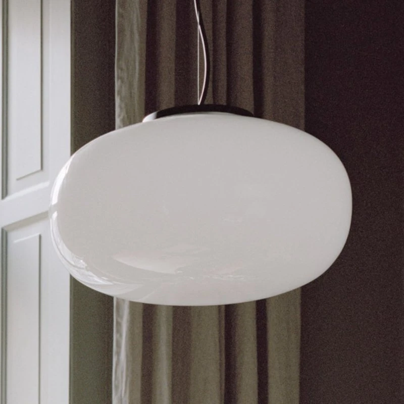 New Works Karl-Johan Pendel Ø400 Opal Glas