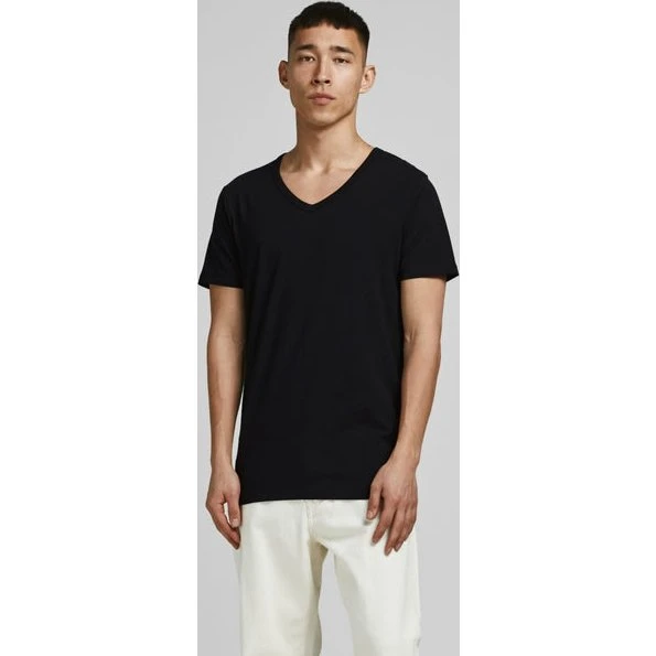 Jack & Jones V-hals T-shirt 2-pak - Hvid