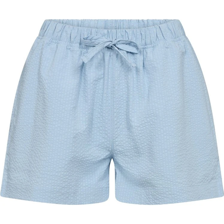 JBS of Denmark Bambus pyjamasshorts i seersucker, lyseblå, 2XL