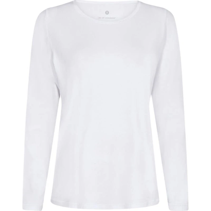JBS of Denmark Langærmet bambus t-shirt til damer, hvid, 2XL