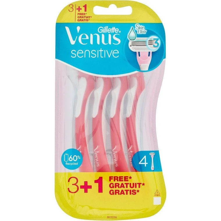 Gillette Venus Sensitive 3+1 engangsbarberblade