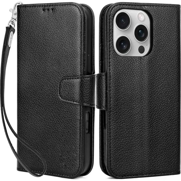 iPhone 16 Pro Max Pung Taske - Sort