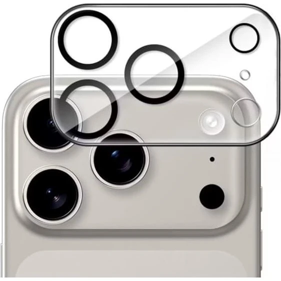 iPhone 17 Pro Max Krystalklart Kameraglas
