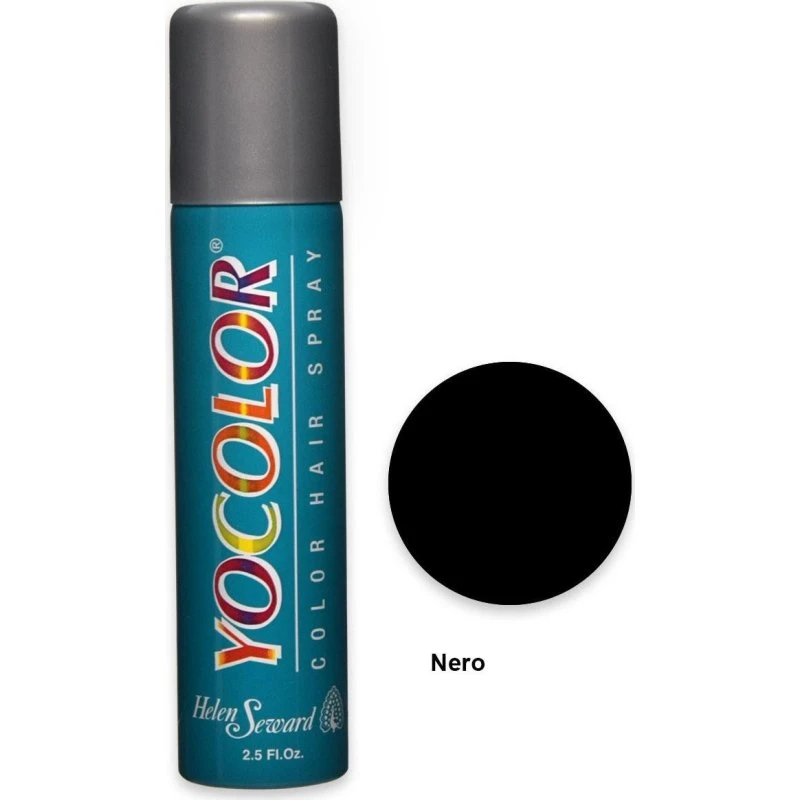 Yocolor Hårfarve Spray Sort 75 ml