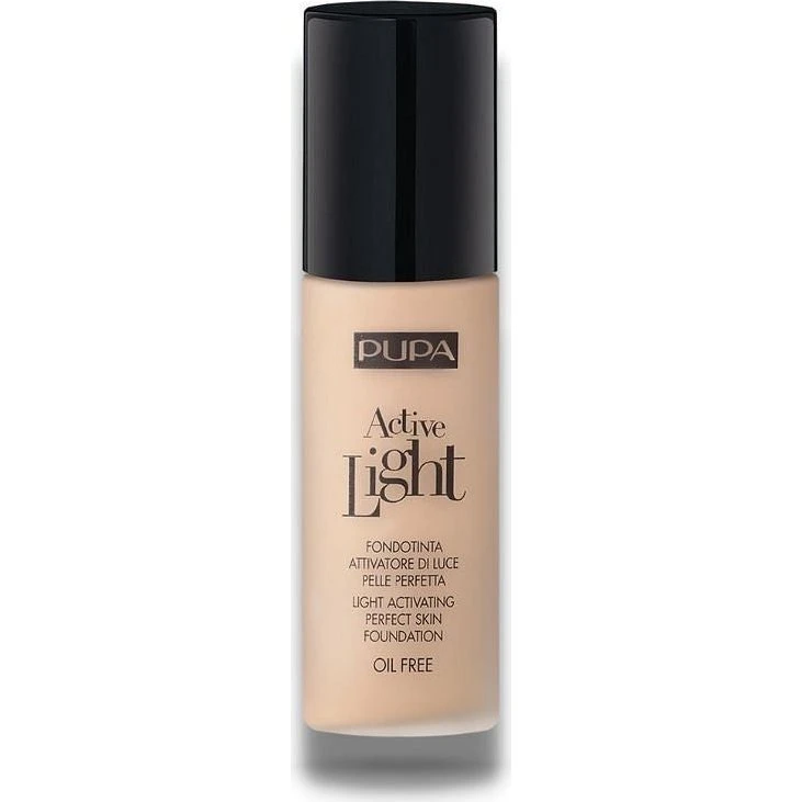Pupa Active-Light Oil-Free Illuminating Liquid Foundation 51 Sandy Brown