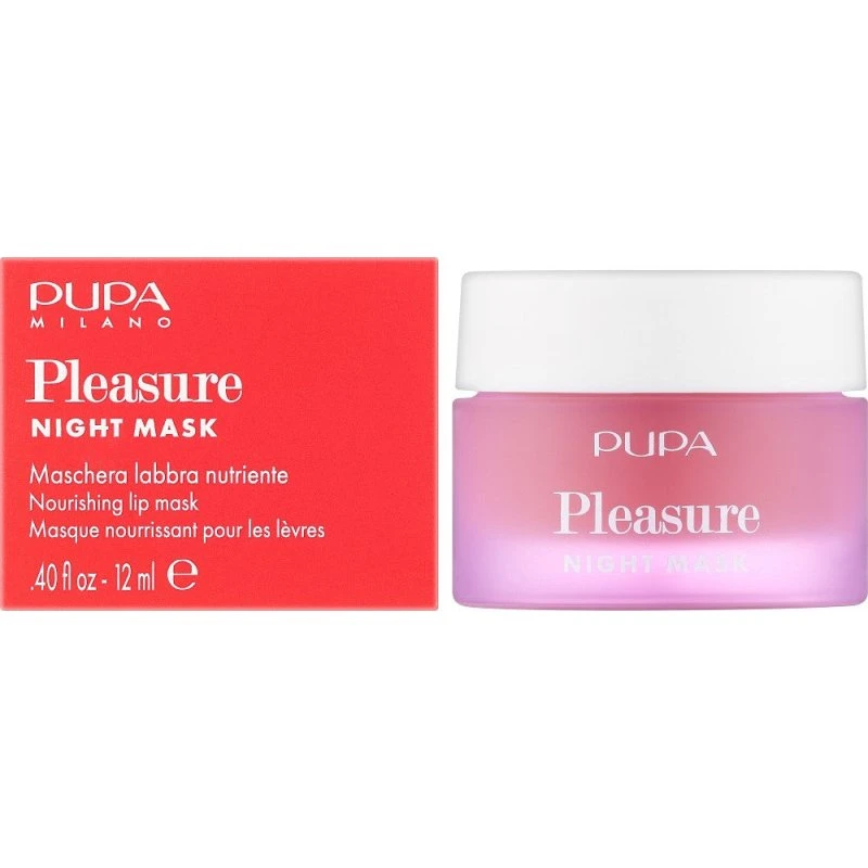 Pupa Pleasure Night Nærende læbemaske 001 Blåbær (12 ml)