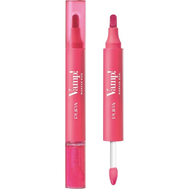 Pupa Vamp! Marker Duo 006 Dragon Fruit - Læbemarker & Lipgloss 4 ml