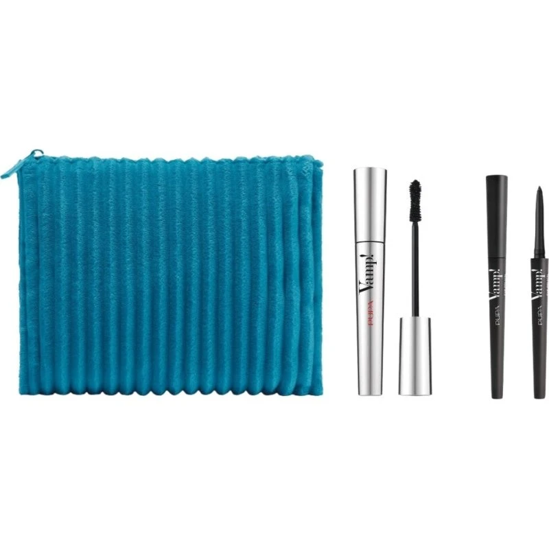 Pupa Vamp! Mascara 9ml & Eye Pencil Nera 0,35g Kit