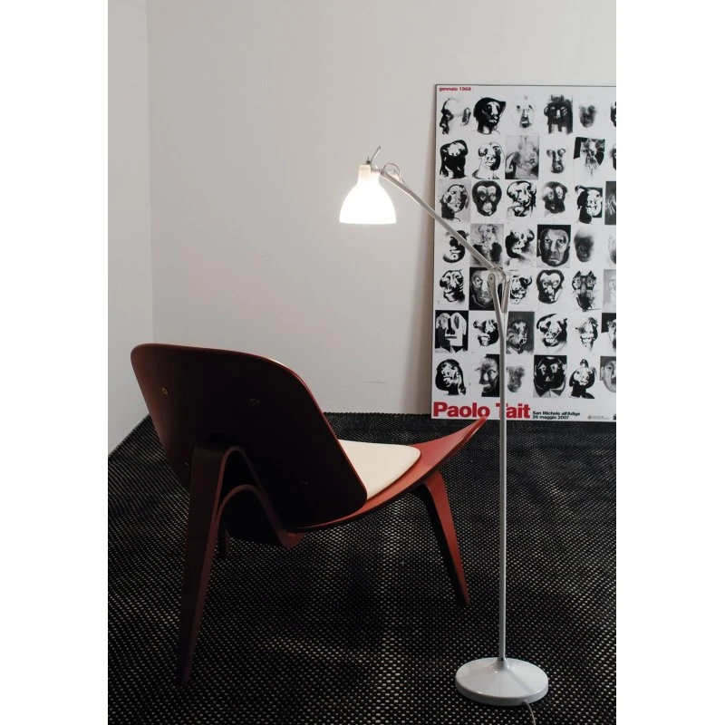 Rotaliana Luxy F1 Gulvlampe - Sort/Hvid