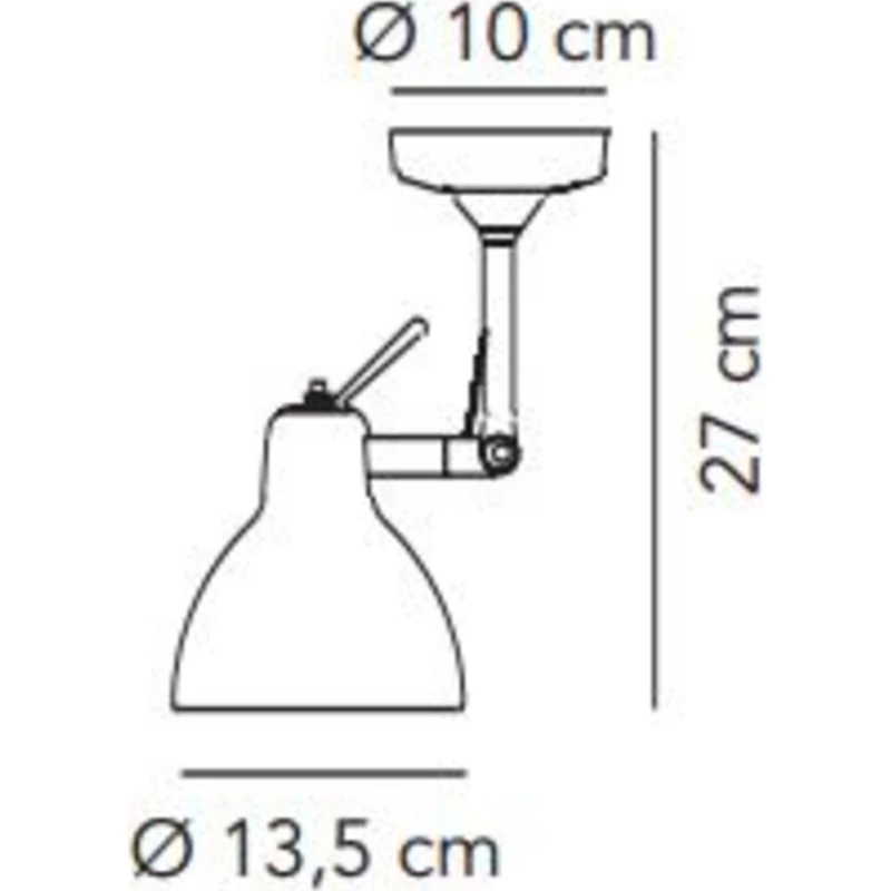 Rotaliana Luxy H0 Væglampe/Loftlampe - Blank Hvid